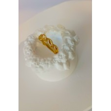 Δαχτυλίδι Χρυσό 14K - Γυναικείο - φυλλαράκια (RI547)